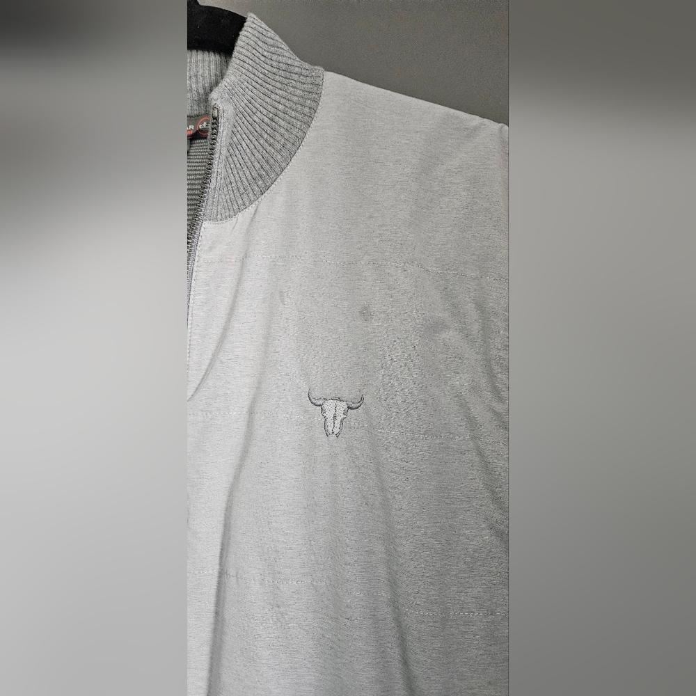 Peter Millar Light Gray Bomber Jacket - image 4